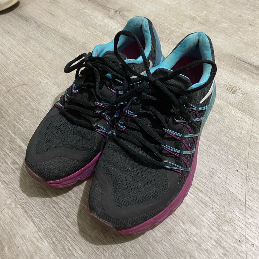 Nike Air Max 2015 Clearwater Blue Black Running Shoes Women Size 8